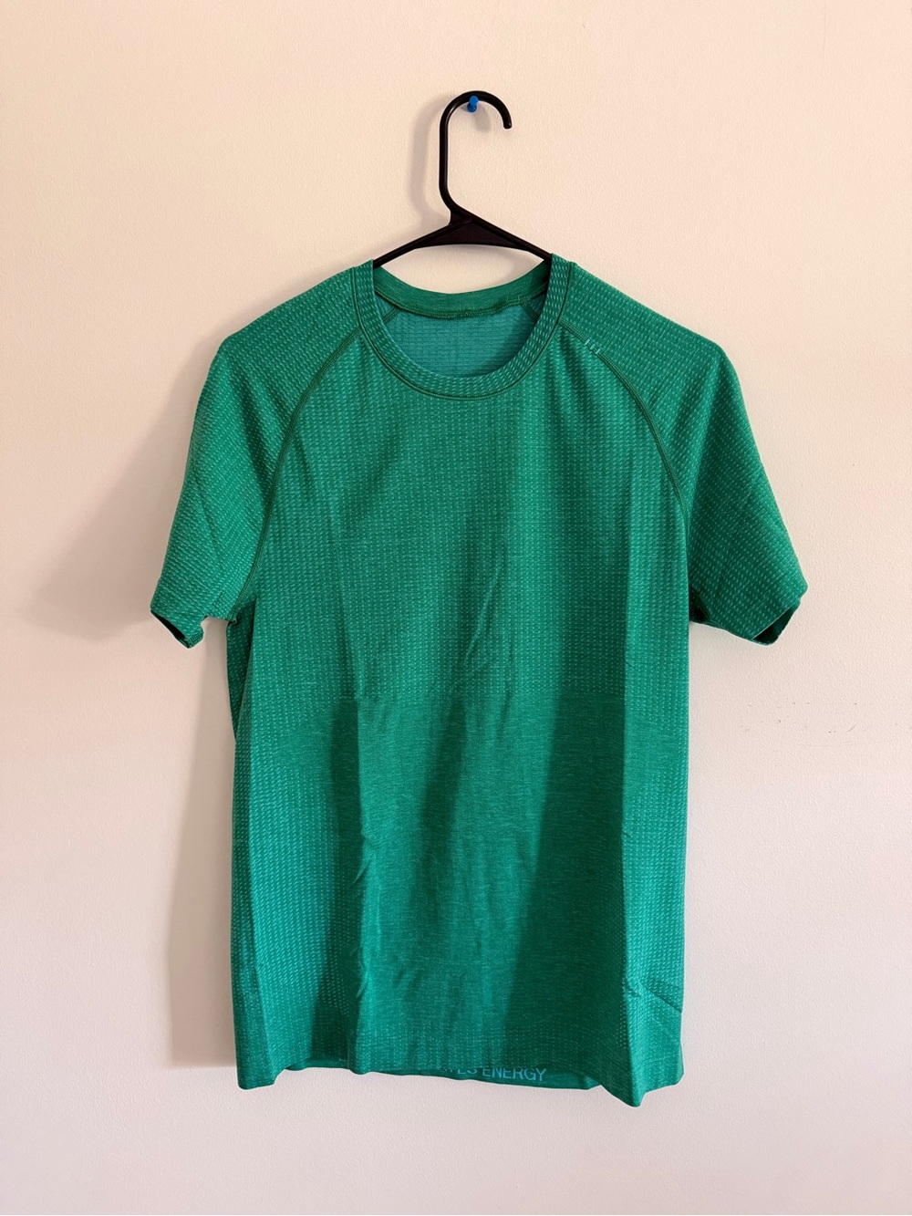 LULULEMON MENTAL VENT T-SHIRT XS Men's Green Performance Crew Neck Shirt